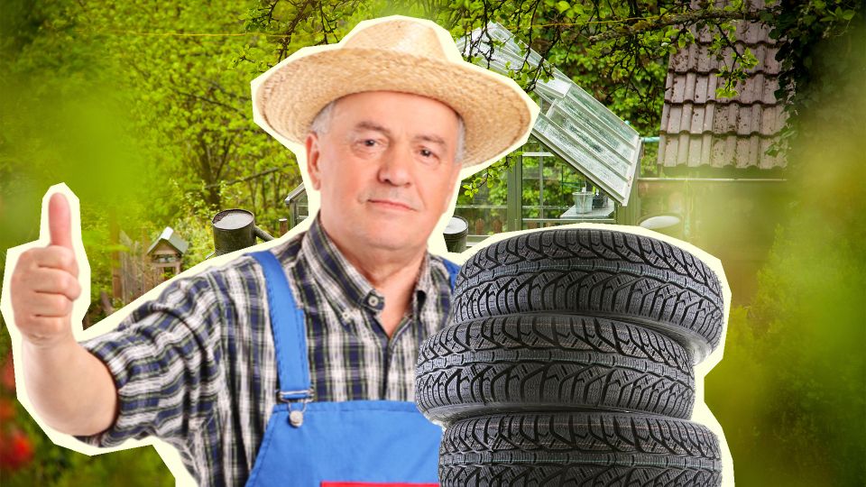 Вот зачем дачники несут в сад старые шины: используют вовсе не для клумб или грядок