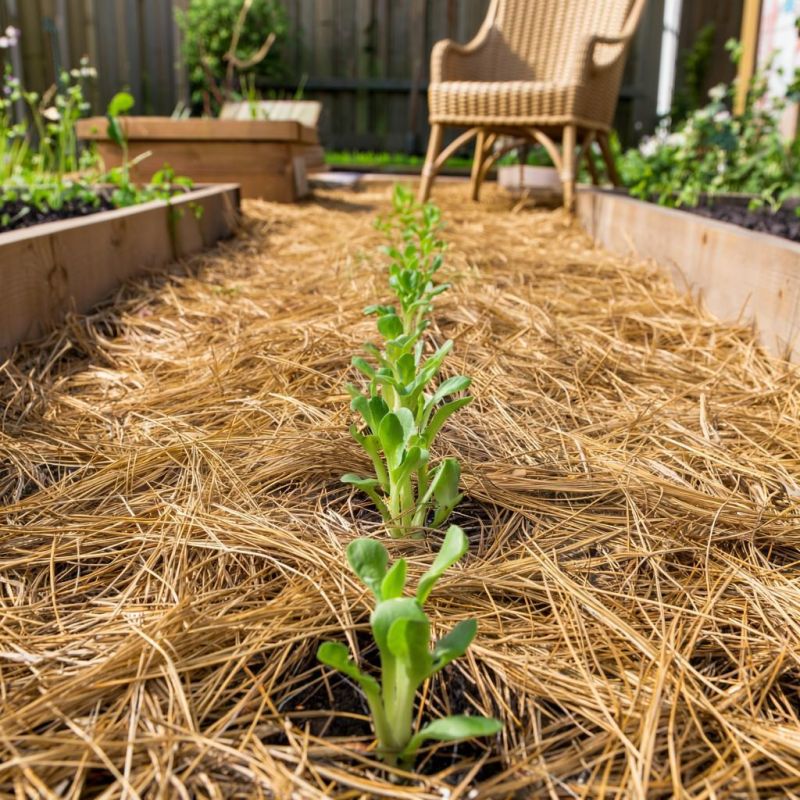Необычный союз: хвойный ковер на грядках как секрет урожайности