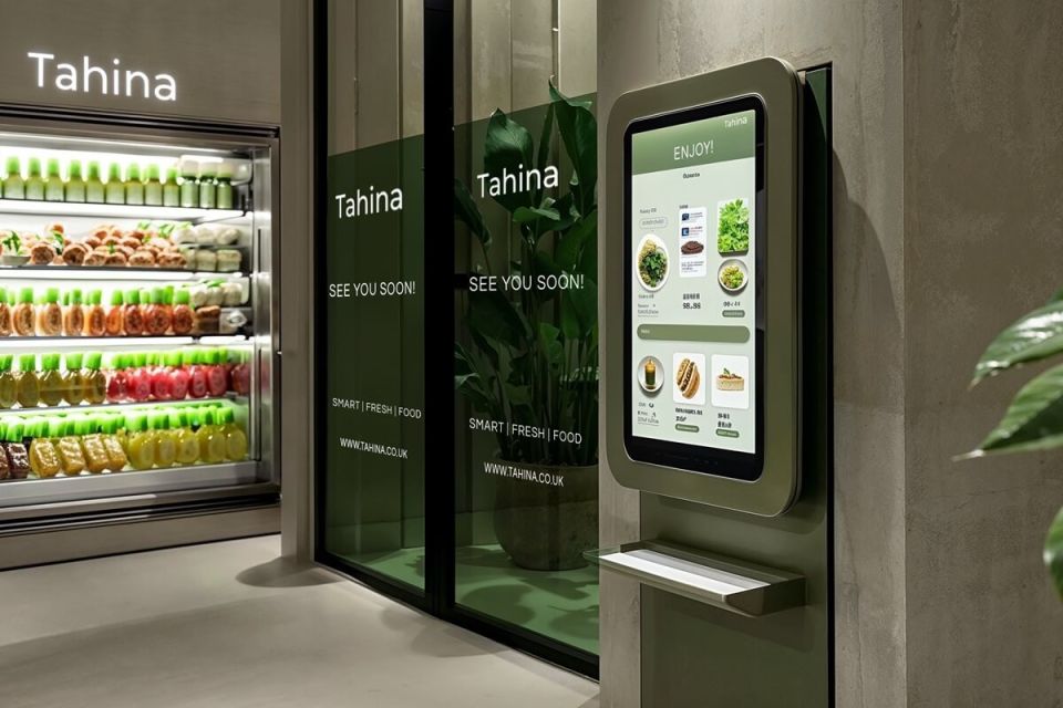 Tahina: Революция в быстром питании с автономными магазинами в Лондоне