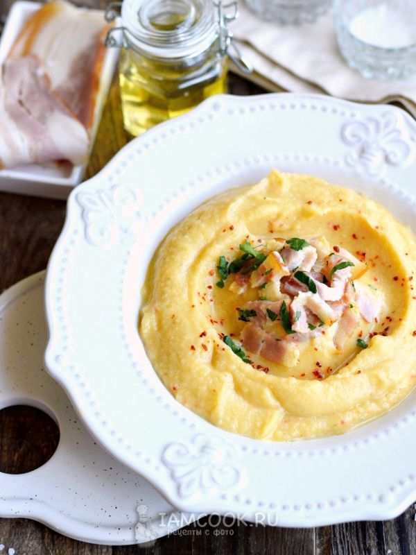 Гороховое пюре с беконом: простой вечерний комфорт в тарелке