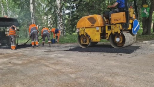 На более 3 тысячах кв. метров томских дорог уже прошел ямочный ремонт
