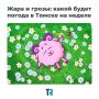 Жара держит Томск в крепких объятиях — и, судя по прогнозу, отпускать не собирается