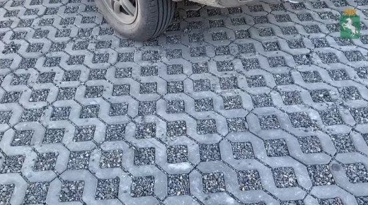 В Советском районе отремонтировали проезд на пер