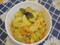 Необычная закуска из маринованных кабачков