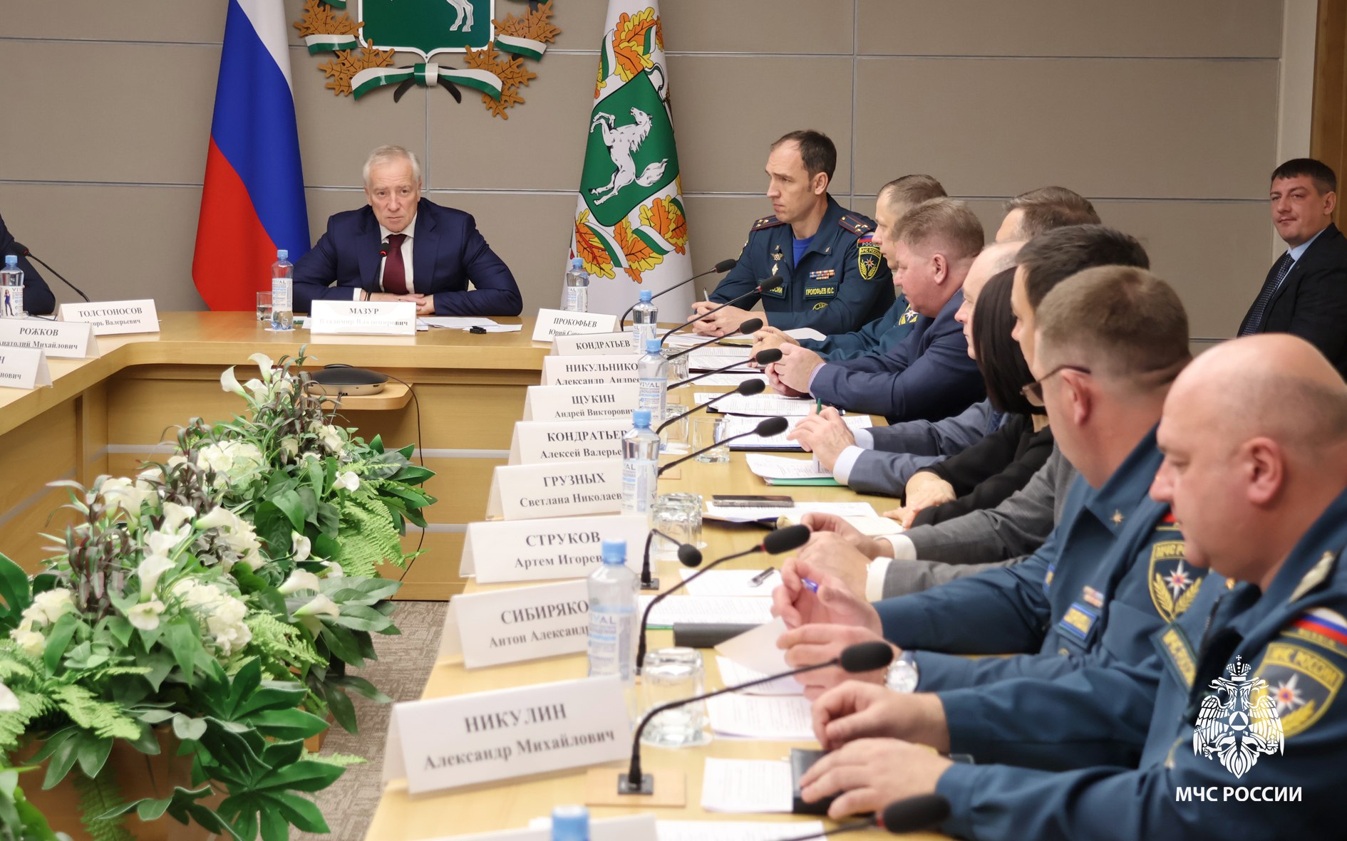 Губернатор Томской области провел плановое заседание областной комиссии по предупреждению и ликвидации чрезвычайных ситуаций и пожарной безопасности