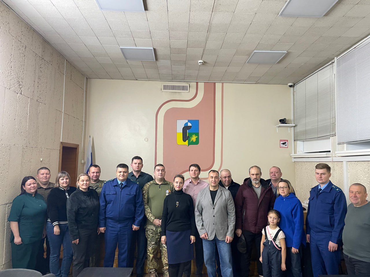 Прокурор г. Стрежевого Томской области Николай Чмирь встретился с участниками специальной военной операции и членами их семей