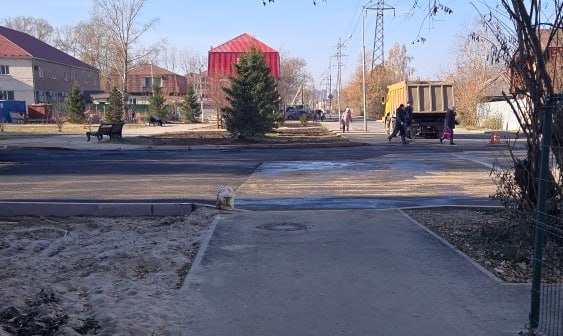 По требованию прокуратуры Ленинского района г. Томска на улице Героев Чубаровцев ликвидирована «коммунальная раскопка»