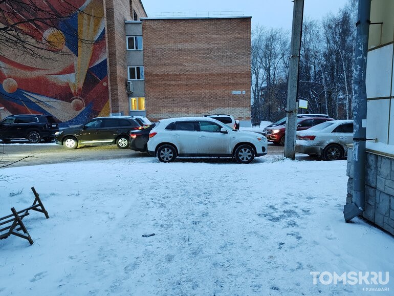 Мастера томской парковки: короли тротуаров или блокированная «зебра»