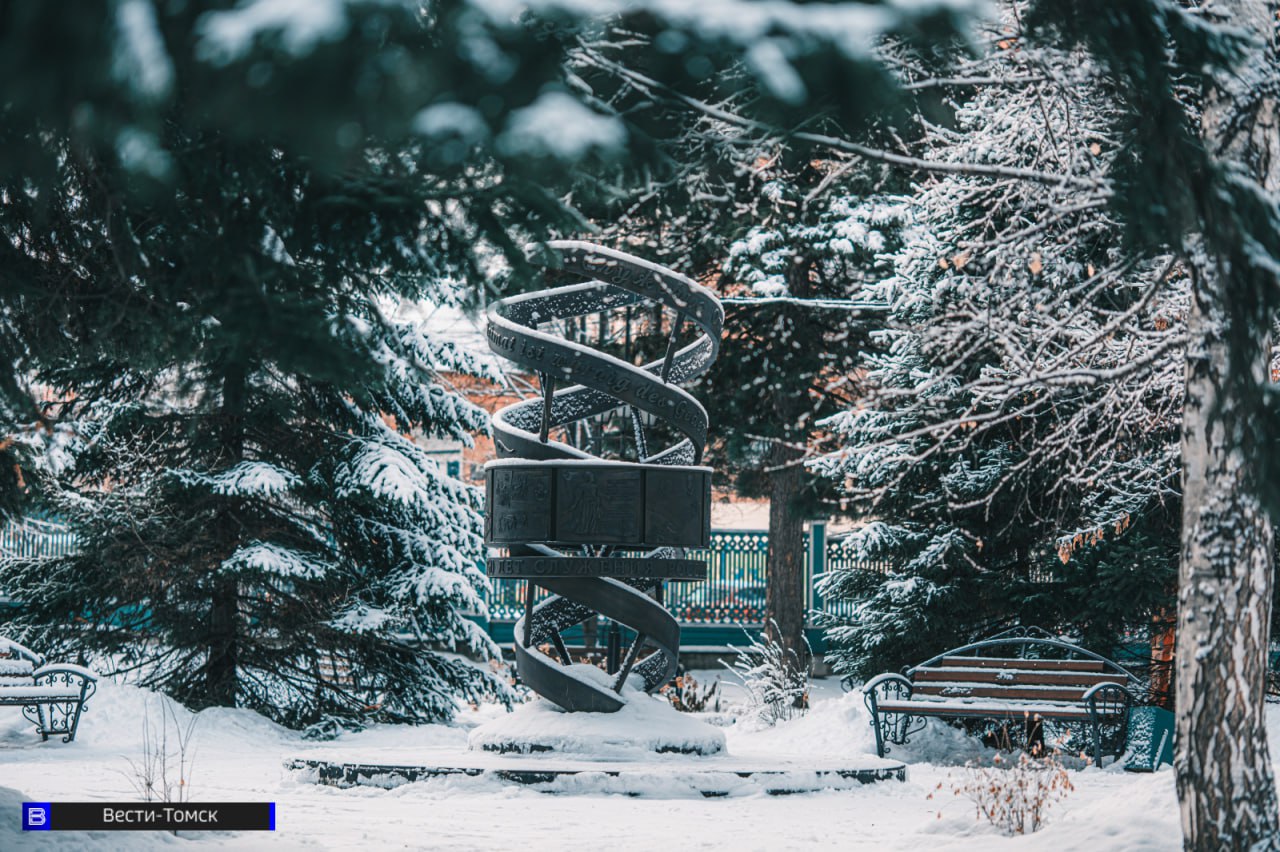 Томск погрузился в хрустальную сказку - фоторепортаж Томск погрузился в хрустальную сказку - фоторепортаж