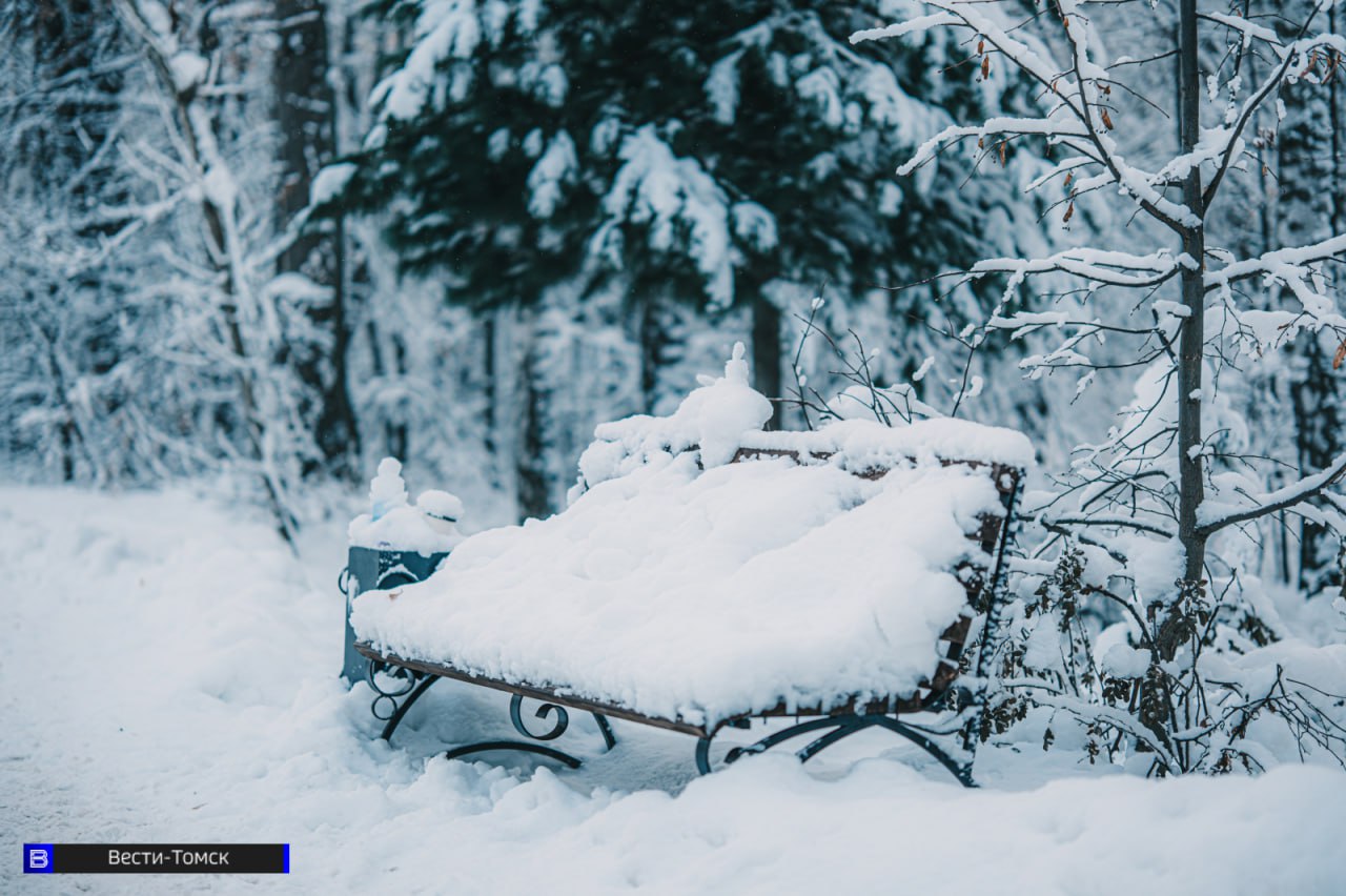 Томск погрузился в хрустальную сказку - фоторепортаж Томск погрузился в хрустальную сказку - фоторепортаж