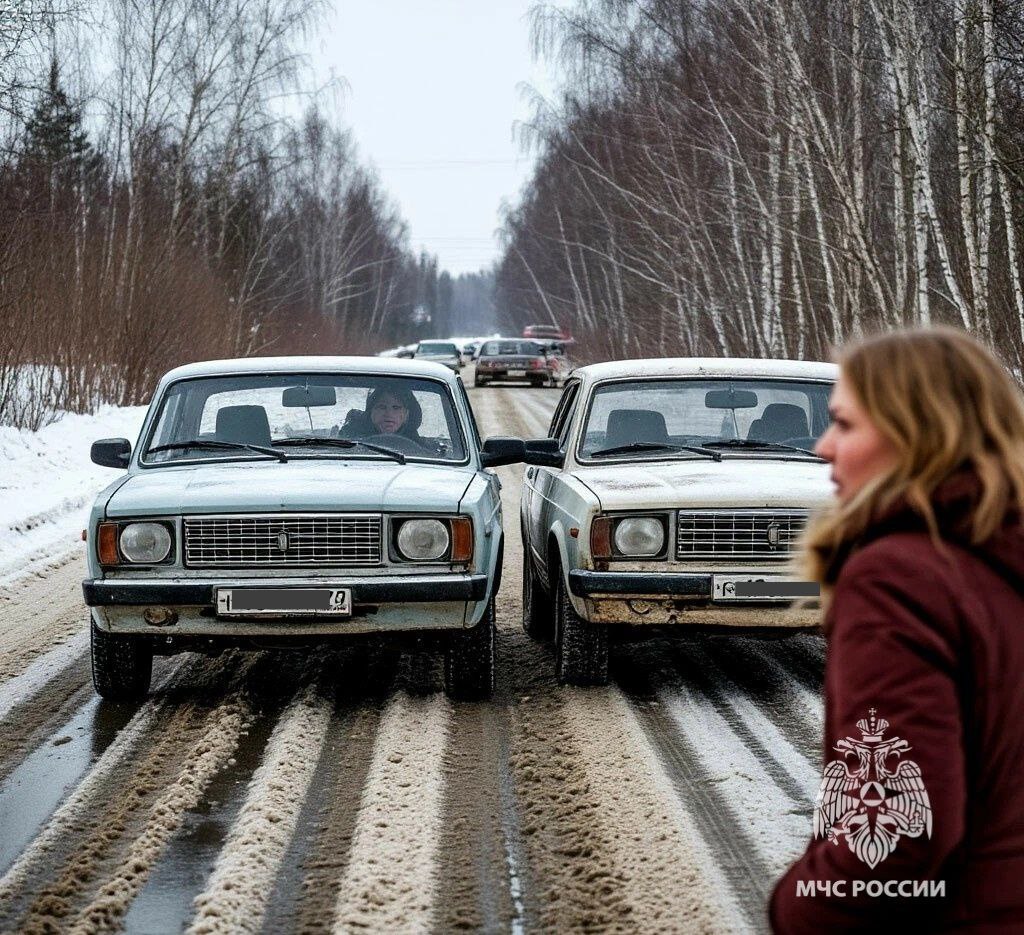 Внимание, гололед! МЧС России предупреждает!