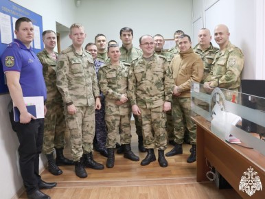 Офицеры Росгвардии– в гостях у сотрудников МЧС России