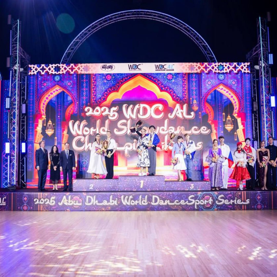 Танцоры из Томской области — на пьедестале чемпионата мира в Абу-Даби Танцоры из Томской области — на пьедестале чемпионата мира в Абу-Даби