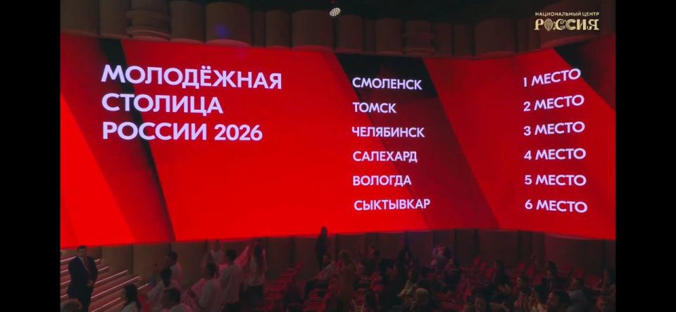 Томск не стал молодёжной столицей России