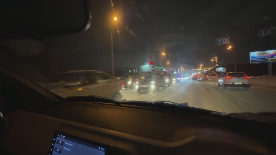 Томск встал в «новогодних пробках»