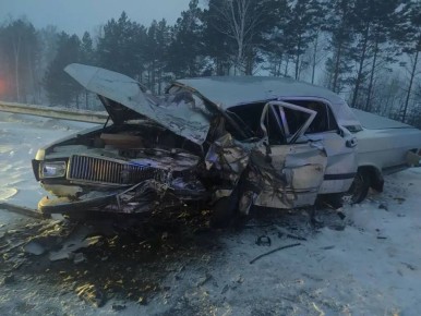 Смертельное ДТП с тремя автомобилями произошло на трассе Р255 под Томском