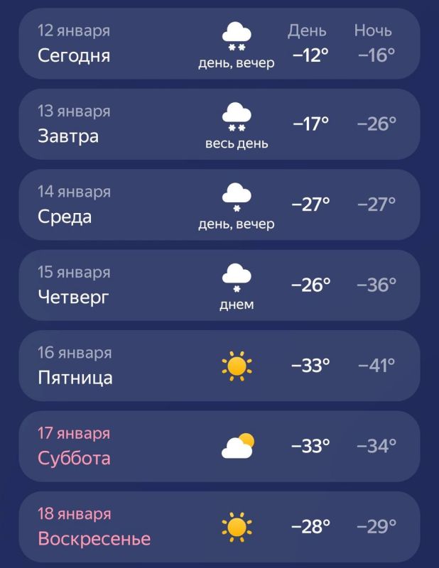 Дмитрий Махиня: По прогнозам синоптиков, в ближайшие дни ожидается резкое и значительное похолодание