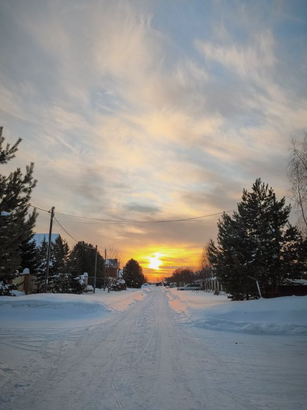 Зимние красоты в окрестностях деревни Кисловки, Томский район