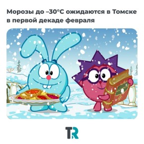 А можно уже без –30?... В начале февраля томичей ждут морозы: 2 и 3 февраля температура может опускаться до –28…–31 °С. Но есть и хорошие новости. Уже 5 февраля днем ожидается потепление — около –16 °С. 6 февраля синоптики...