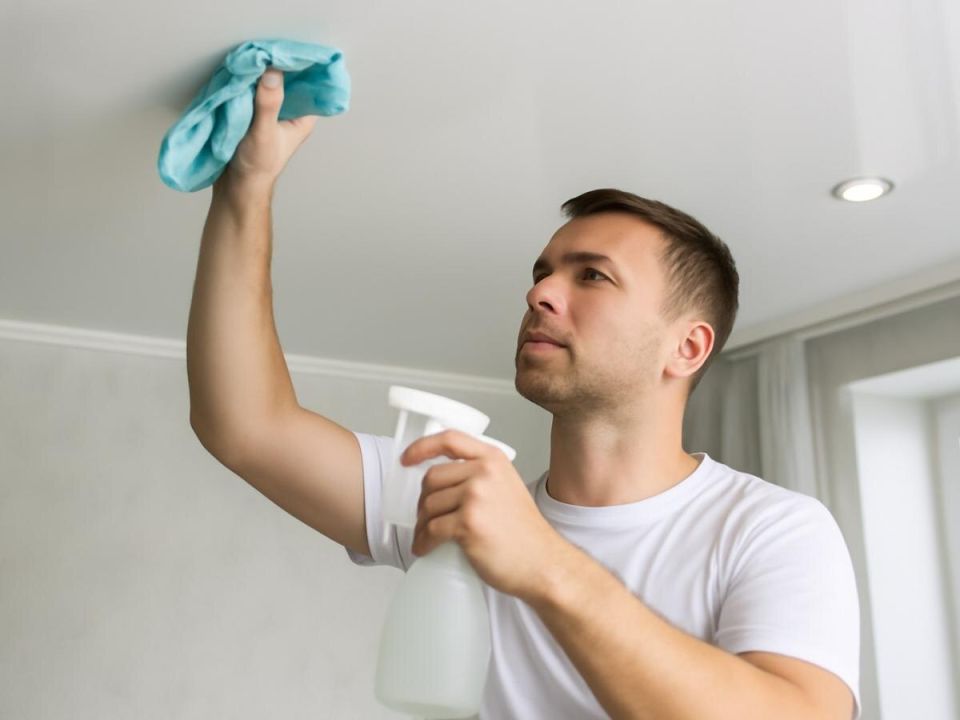 Уход за натяжными потолками: секреты чистоты и долговечности