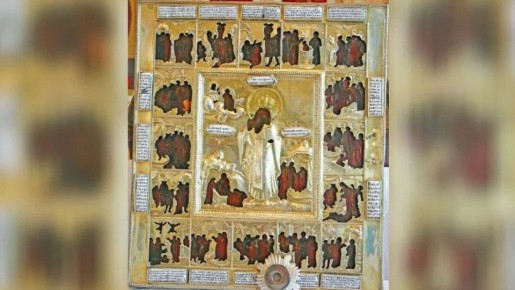 Украденную икону вернули в Свято-Троицкую церковь Томска