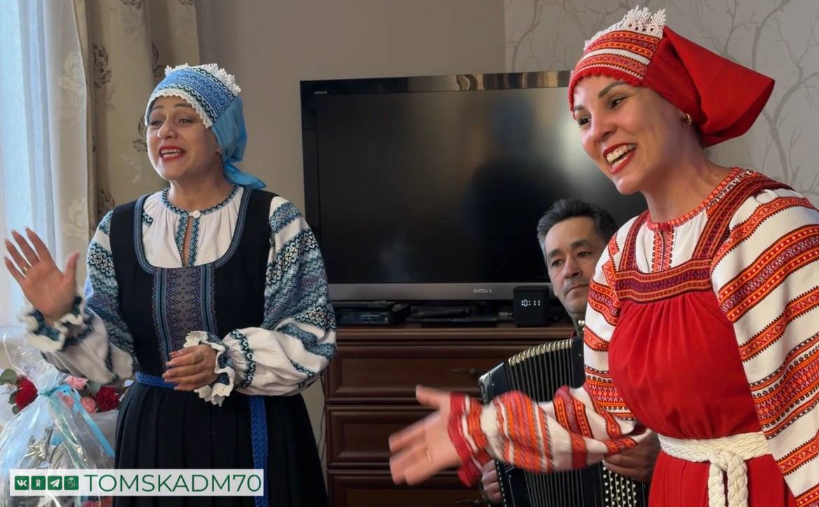 Почетный гражданин города Томска, ветеран Сергей Костык отметил вековой юбилей Почетный гражданин города Томска, ветеран Сергей Костык отметил вековой юбилей