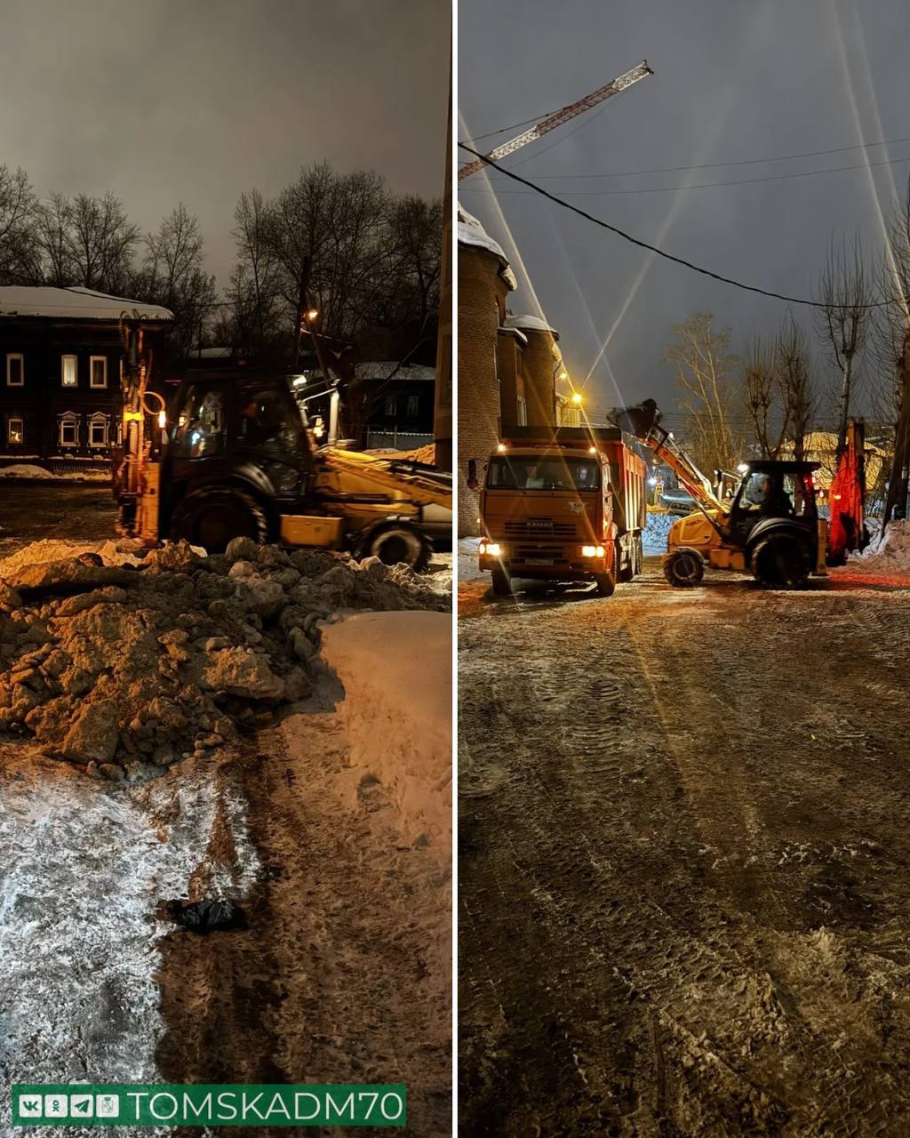 Более 13 тысяч тонн снега вывезено с начала года в Ленинском районе