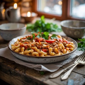 Макароны по-флотски: Быстрый обед за 15 минут