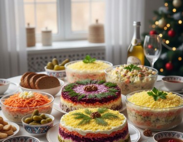 Майонезные салаты: кулинарное наследие СССР в современности