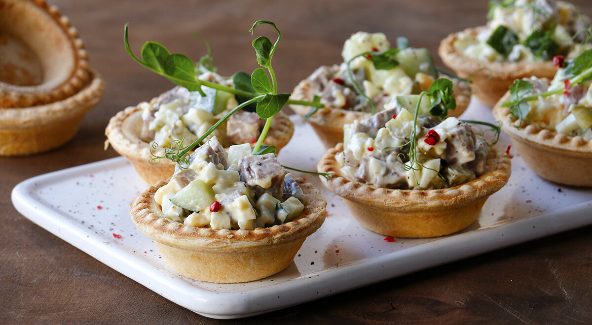 Изящные канапе с говяжьим языком для вашего стола