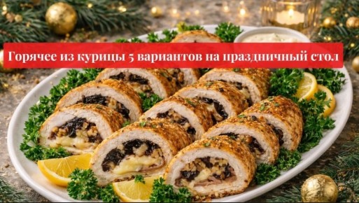 Гармония вкуса: пять куриных блюд для вашего новогоднего стола