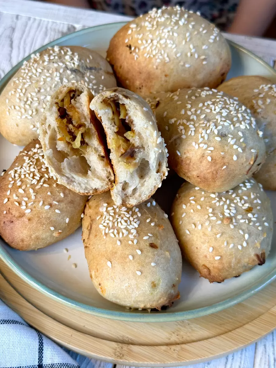 Пирожки с капустой на творожном тесте