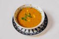 Вкусный крем-суп из батата с тофу и карри