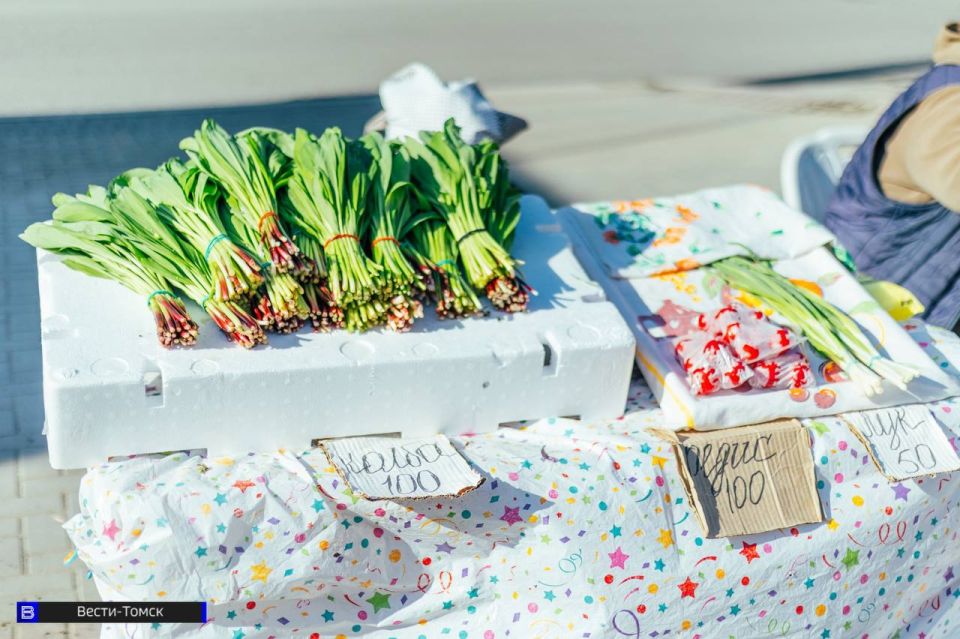 Томичи выносят на продажу первый урожай - фоторепортаж Томичи выносят на продажу первый урожай - фоторепортаж