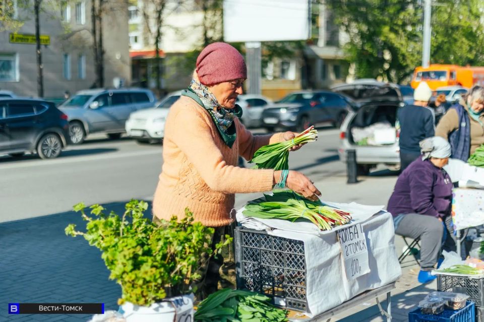 Томичи выносят на продажу первый урожай - фоторепортаж Томичи выносят на продажу первый урожай - фоторепортаж