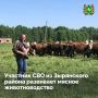 Участник СВО Виктор Корнеев переехал из Томска в родное село Беловодовка Зырянского района, чтобы развивать здесь мясное животноводство