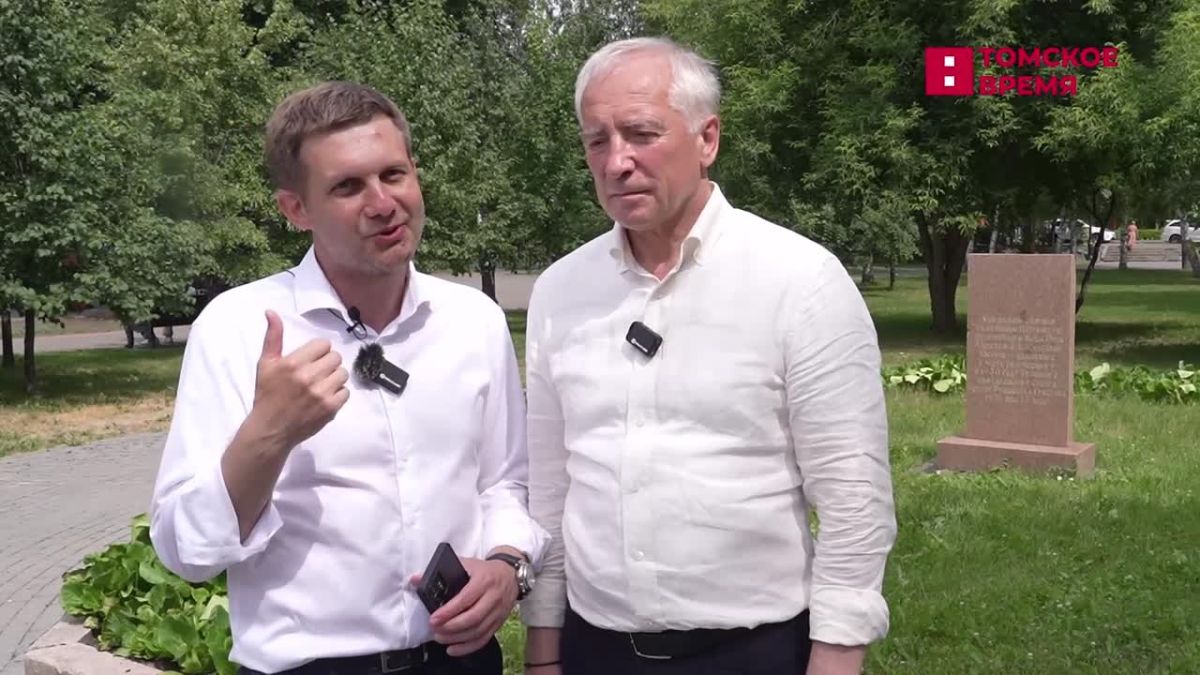 Борис Корчевников прогулялся по Томску