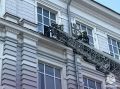 Томские спасатели отработали действия при пожаре в главном корпусе Томского политехнического университета