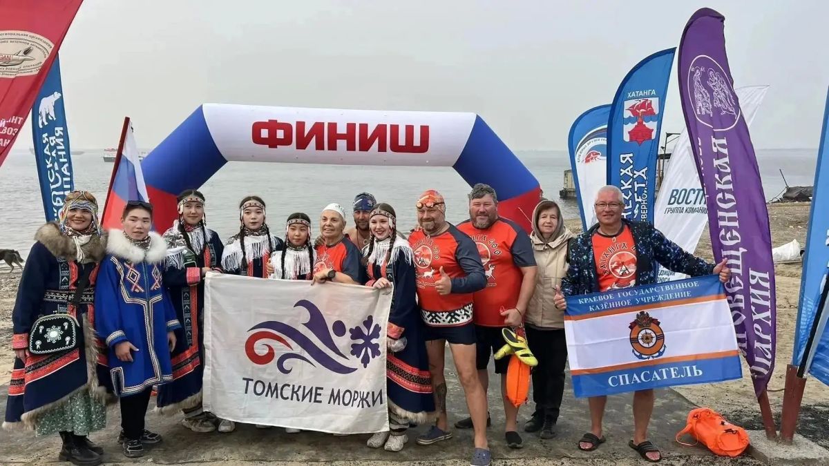 Томский спортсмен принял участие в арктическом заплыве! Томский спортсмен принял участие в арктическом заплыве!