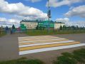 Благодаря вмешательству прокуратуры Кривошеинского района Томской области на пешеходных переходах в селах Володино и Кривошеино появилась разметка