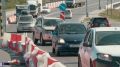 В Томске образовались сильные пробки на Коммунальном мосту