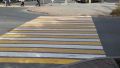 В Томске впервые нанесли разметку пластиком
