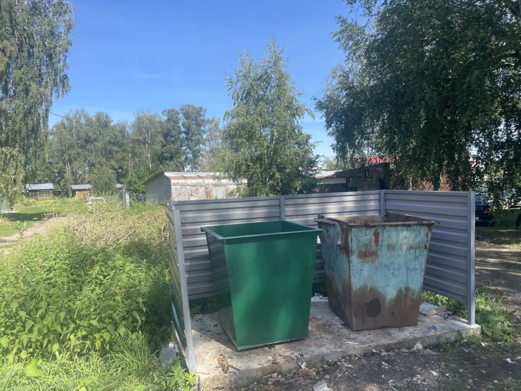 После прокурорского вмешательства в селе Кожевниково Томской области обустроено более 20 мест накопления твердых коммунальных отходов