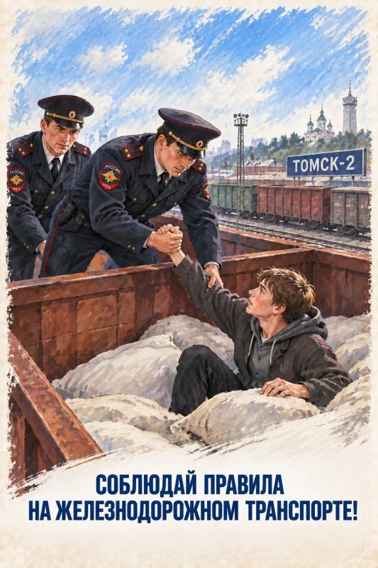 Транспортные полицейские в Томске пресекли попытку подростка уехать на грузовом поезде
