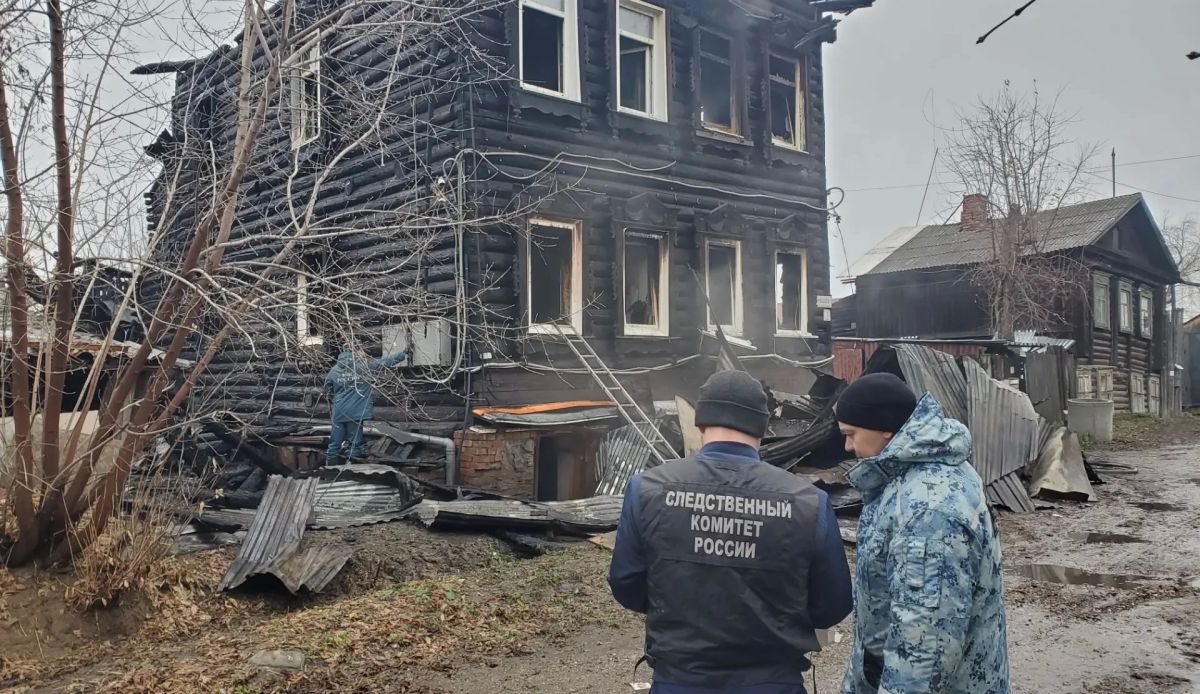 В Томской области проводится проверка по факту гибели мужчины в результате пожара