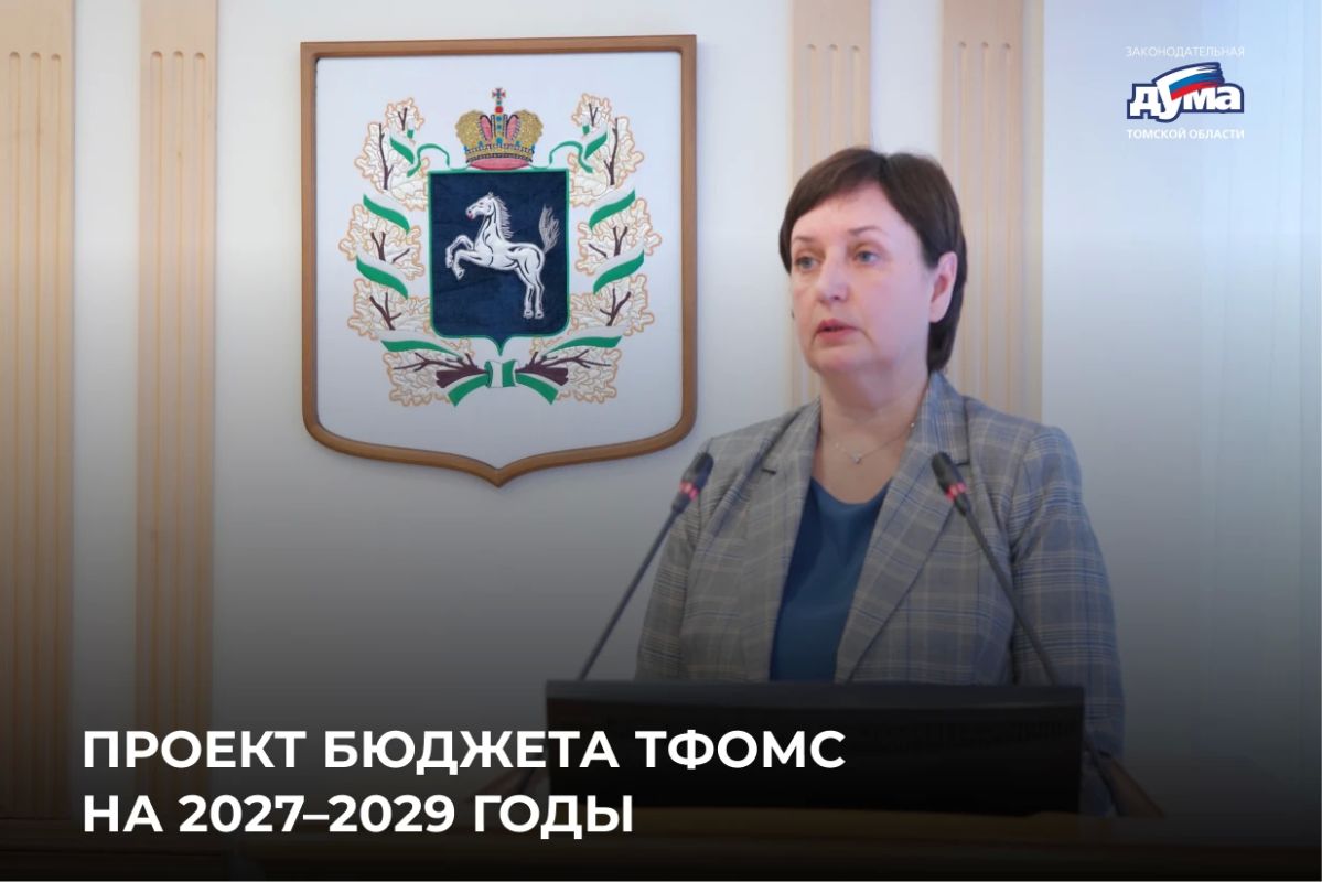 На заседании комитета по труду и социальной политике депутаты рассмотрели проект закона «О бюджете Территориального фонда обязательного медицинского страхования Томской области на 2027 год и на плановый период 2028 и 2029...